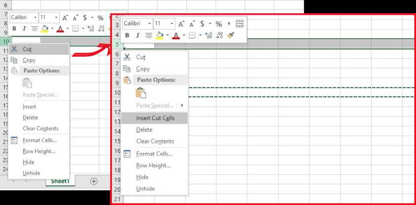 excel tip #11 - move rows or columns