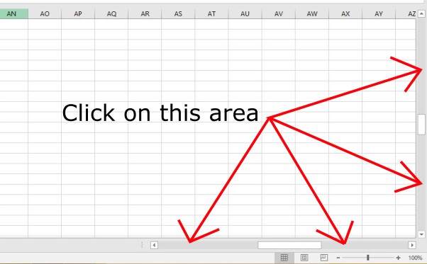 excel tip #2 - scroll by one screen