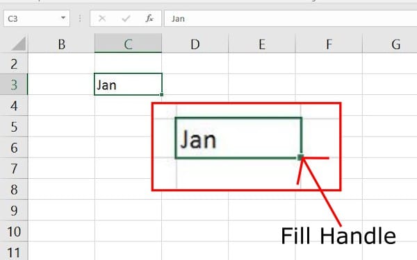 excel tip #9 - fill handle